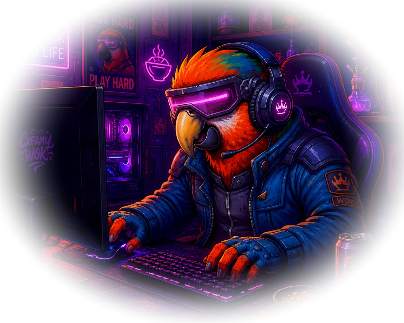 CUBE mascot gaming